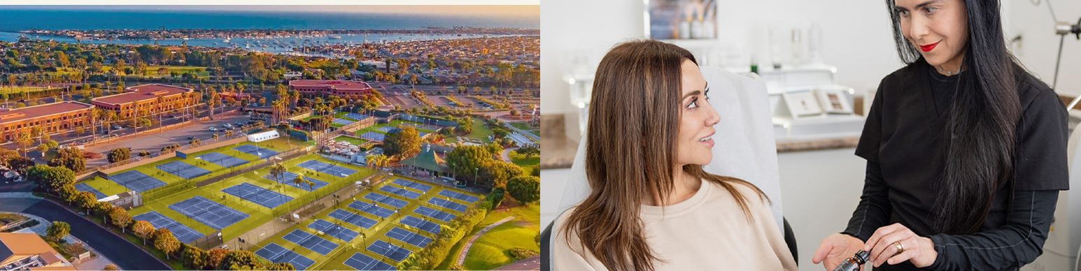 The Tennis & Pickleball Club at Newport Beach and Dr. Said Dermatology