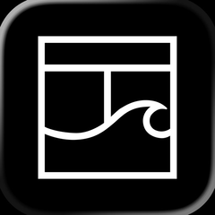 The black TTC app icon